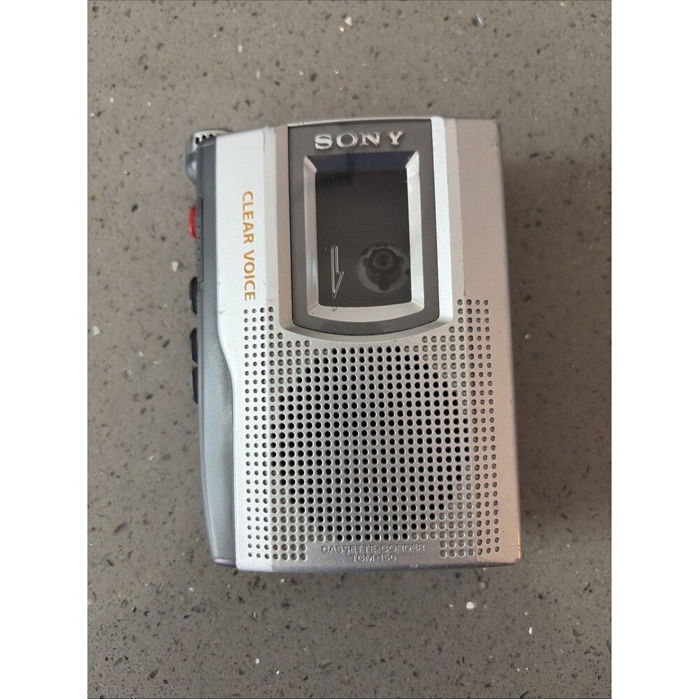 Sony TCM-150 Cassette-Corder Clear Voice Portable Tape Recorder Parts Only